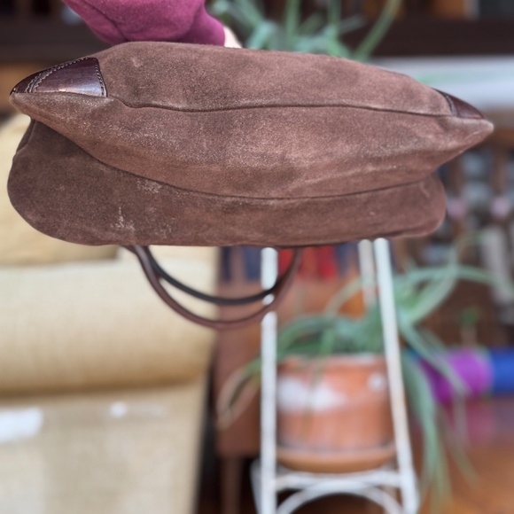 Cole Haan Brown Suede and Leather Purse - Picture 4 of 14